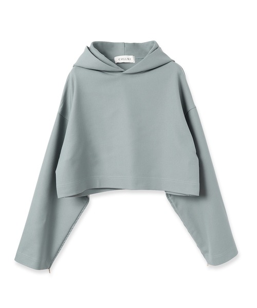 CULLNI（クルニ）の「22-AW-023 / Wool Mix Zip Sleeve Cropped Hoodie