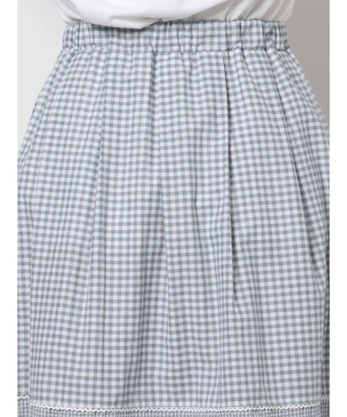 merry jenny(メリージェニー)の「イレギュラーチェックフレアスカート(スカート・レディース・ブラック/グレー・FREE)」の7枚目の写真