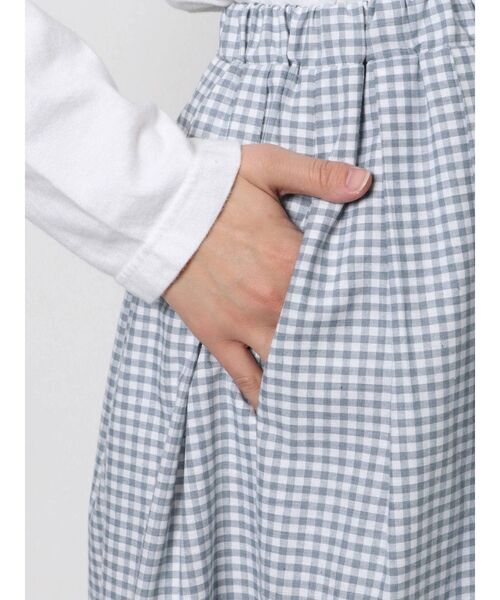 merry jenny(メリージェニー)の「イレギュラーチェックフレアスカート(スカート・レディース・ブラック/グレー・FREE)」の20枚目の写真