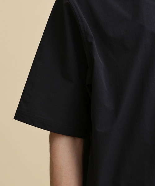 NANO universe（ナノユニバース）の「LB.04/イージーケアオープンカラーシャツ 半袖（シャツ/ブラウス・メンズ・ブラック/ネイビー/ベージュ・S/M/XL/L）」の5枚目の写真