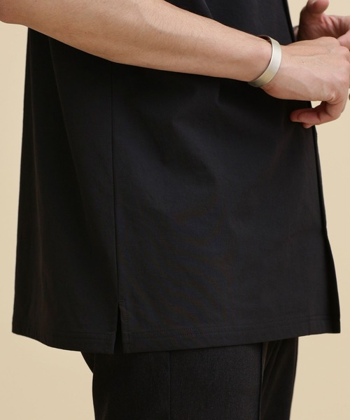 NANO universe（ナノユニバース）の「LB.04/イージーケアオープンカラーシャツ 半袖（シャツ/ブラウス・メンズ・ブラック/ネイビー/ベージュ・S/M/XL/L）」の9枚目の写真