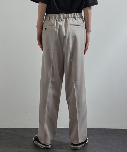 JUNRED(ジュンレッド)の「ソフトウィンドドレープワイドパンツ(スラックス・メンズ・ブラック系その他/チャコールグレー/ベージュ系その他/グリーン・S/M/L)」の13枚目の写真