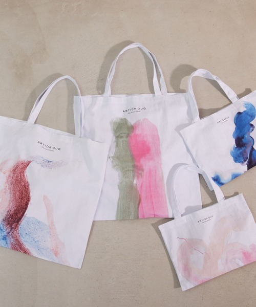 [other] Audrey Fondecave×ARTIDA OUD LL 04：ラピスラズリ Lサイズ オーガニックコットン トートバッグ（トートバッグ）｜ARTIDA OUD（アルティーダウード）