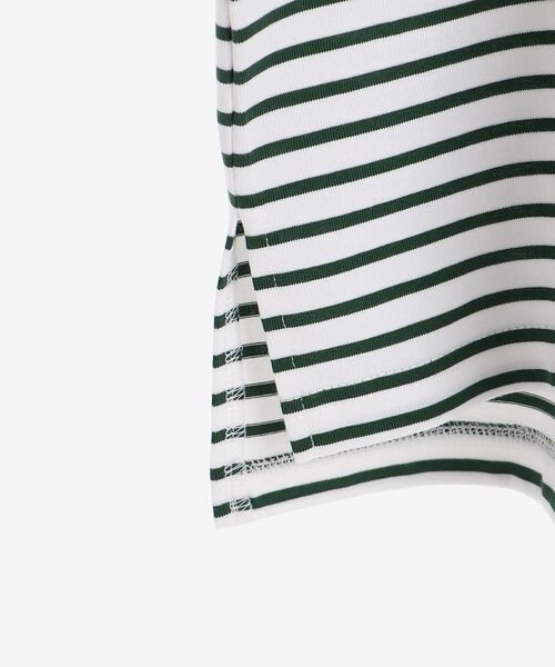 le.coeur blanc（ルクールブラン）の「オーガニックコットンボーダー5分袖プルオーバー（Tシャツ/カットソー・レディース・ブルー系その他2/グリーン系その他・38）」の18枚目の写真