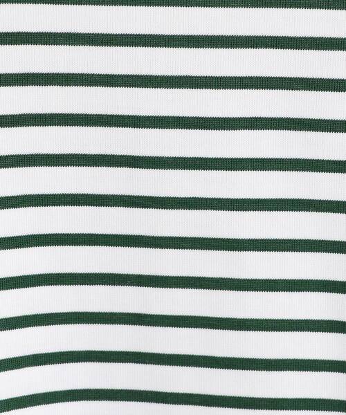 le.coeur blanc（ルクールブラン）の「オーガニックコットンボーダー5分袖プルオーバー（Tシャツ/カットソー・レディース・ブルー系その他2/グリーン系その他・38）」の19枚目の写真