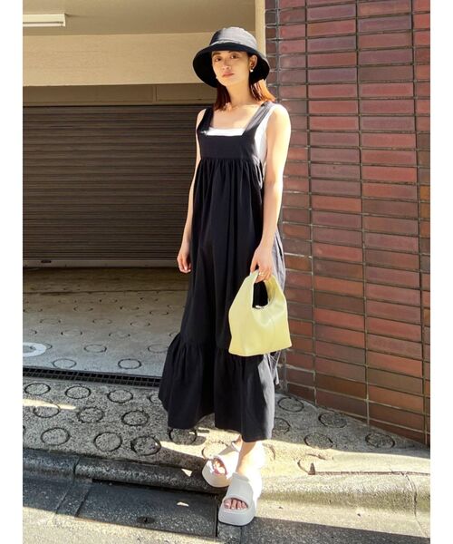 EMODA（エモダ）の「ワイドカーブバケットハット（ハット・レディース・ブラック・FREE）」の7枚目の写真