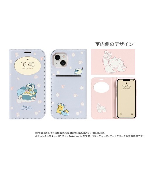 Hamee(ハミィ)の「iPhone 14/13/12/12 Pro/8/7/6s/6/SE(第2/第3世代) 専用 ポケットモンスター/ ポケモン フリップ スマホケース 窓付き ダイアリーケース(スマホケース/カバー・レディース・ライトパープル/ベビーピンク/ペールイエロー・ 13/ 12/7/8)」の12枚目の写真