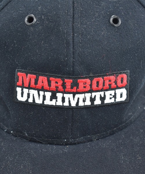 VINTAGE（ヴィンテージ）の「【ヴィンテージ古着】TEC-LINE MARLBORO UNLIMIITED cap（キャップ・メンズ・ブラック・FREE）」の4枚目の写真