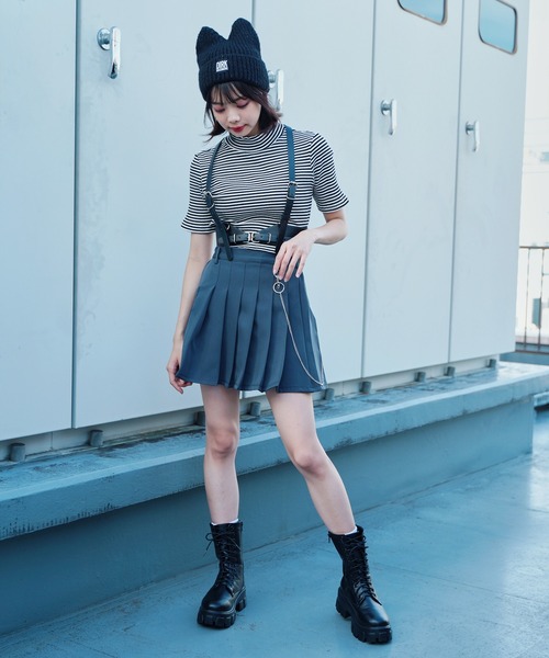 SPINNS（スピンズ）の「DIRKタグ付き ねこ耳 ニットキャップ（ニットキャップ/ビーニー・レディース・ブラック/ピンク/アイボリー・ONESIZE）」の11枚目の写真