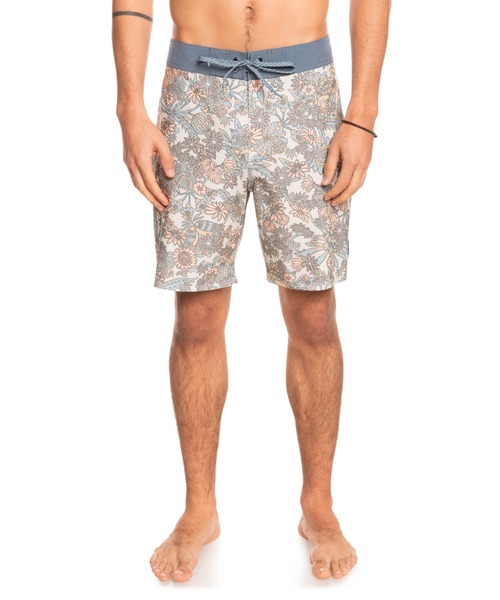 Quiksilver（クイックシルバー）の「HEMPSTRETCH 69 18/クイックシルバーボードショーツ ・サーフトランクス(水着)（水着・メンズ・ブラック/ホワイト系その他/ブラウン/ホワイト・30inch/31inch/34inch/29inch/36inch/32inch/28inch）」の2枚目の写真