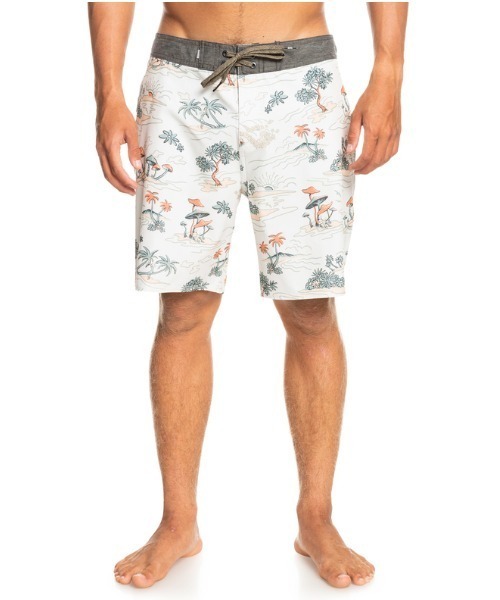 Quiksilver（クイックシルバー）の「HEMPSTRETCH 69 18/クイックシルバーボードショーツ ・サーフトランクス(水着)（水着・メンズ・ブラック/ホワイト系その他/ブラウン/ホワイト・30inch/31inch/34inch/29inch/36inch/32inch/28inch）」の9枚目の写真