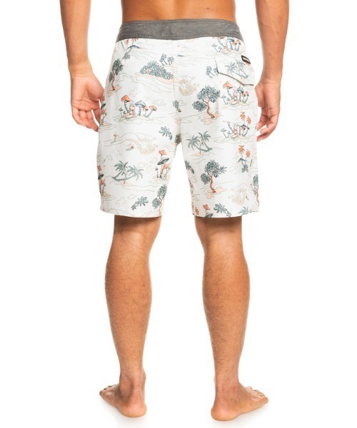 Quiksilver（クイックシルバー）の「HEMPSTRETCH 69 18/クイックシルバーボードショーツ ・サーフトランクス(水着)（水着・メンズ・ブラック/ホワイト系その他/ブラウン/ホワイト・30inch/31inch/34inch/29inch/36inch/32inch/28inch）」の10枚目の写真