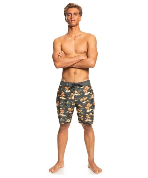 Quiksilver（クイックシルバー）の「HEMPSTRETCH 69 18/クイックシルバーボードショーツ ・サーフトランクス(水着)（水着・メンズ・ブラック/ホワイト系その他/ブラウン/ホワイト・30inch/31inch/34inch/29inch/36inch/32inch/28inch）」の18枚目の写真