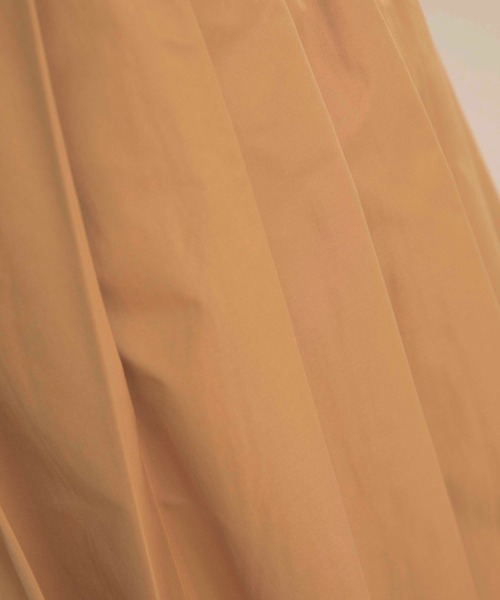 Eimee Law（エイミーロウ）の「タックプリーツデザインスカート（スカート・レディース・カーキ/オレンジ系/ブラック・38）」の16枚目の写真