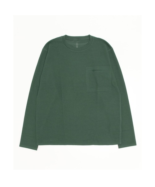 DESCENTE PAUSE(デサントポーズ)の「【デサントポーズ】サーマル長袖プルオーバー / THERMAL L/S PULLOVER 吸汗速乾(Tシャツ/カットソー・メンズ・ベージュ/グリーン・SMALL/MEDIUM/X-LARGE/LARGE)」の2枚目の写真