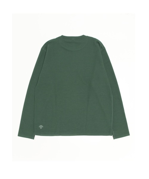 DESCENTE PAUSE(デサントポーズ)の「【デサントポーズ】サーマル長袖プルオーバー / THERMAL L/S PULLOVER 吸汗速乾(Tシャツ/カットソー・メンズ・ベージュ/グリーン・SMALL/MEDIUM/X-LARGE/LARGE)」の4枚目の写真