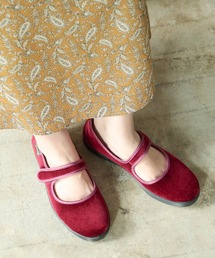 ALBEROLA | ALBEROLA × B:MING by BEAMS / 別注 ベロア フラットシューズ 22AW(バレエシューズ)