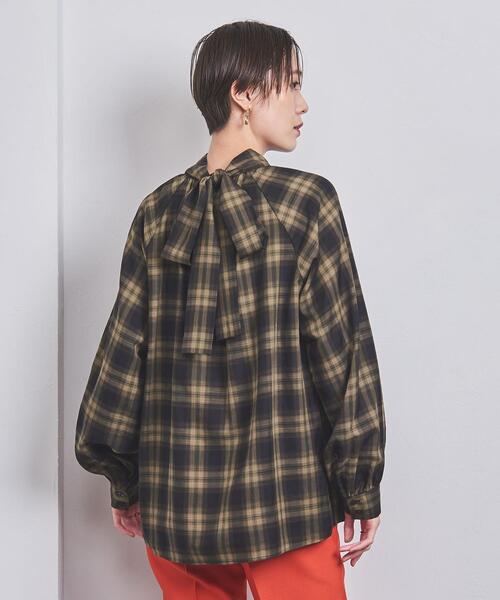 ユナイテッドアローズ　とろみチェックボウタイブラウス UNITED ARROWS（ユナイテッドアローズ）の「＜UNITED ARROWS＞イ