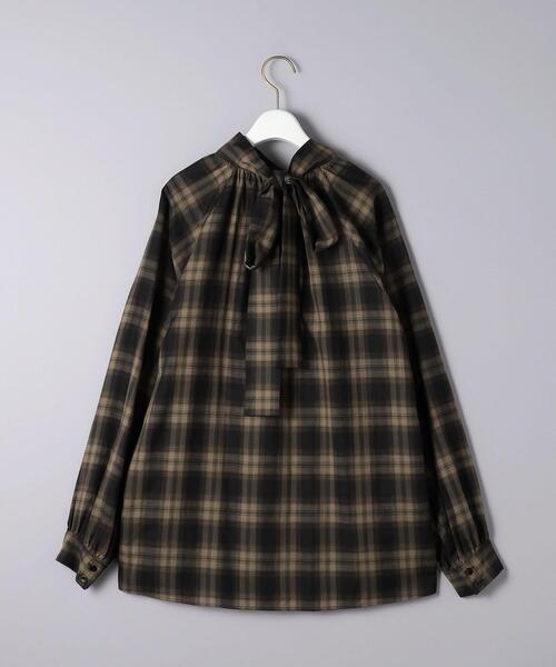 ユナイテッドアローズ　とろみチェックボウタイブラウス UNITED ARROWS（ユナイテッドアローズ）の「＜UNITED ARROWS＞イ