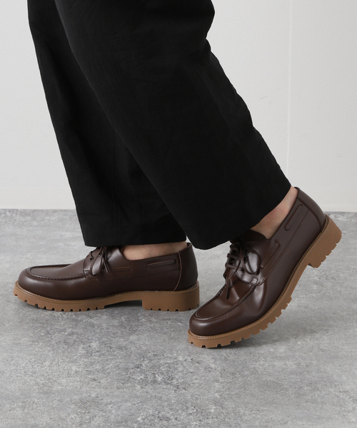 B.C STOCK（ベーセーストック）の「【MONT KEMMEL / モンケメル】 leather deckshoes（その他シューズ・メンズ・ブラック/ブラウン・25cm/26cm/27cm）」の14枚目の写真