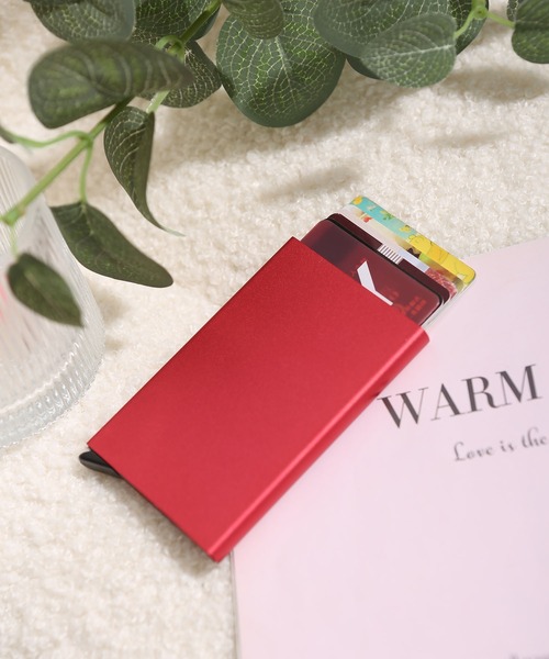 TABI PAL(タビパル)の「カードケース(カードケース・レディース・グレイッシュブルー/ターコイズブルー/ブラック/シルバー/レッド/ゴールド・FREE)」の4枚目の写真