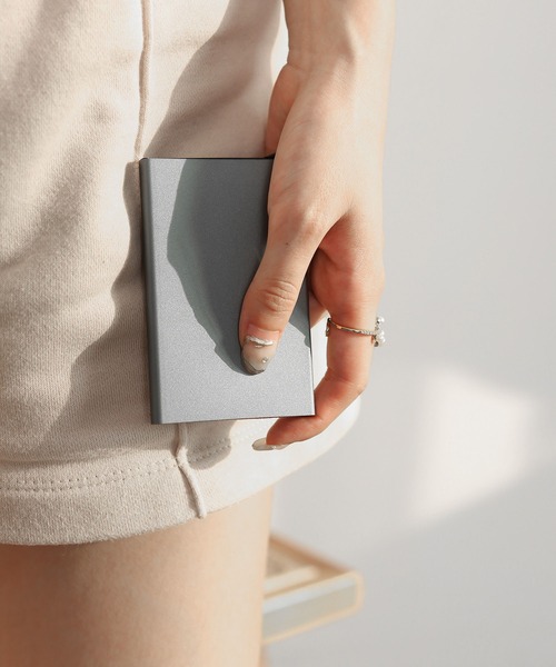 TABI PAL(タビパル)の「カードケース(カードケース・レディース・グレイッシュブルー/ターコイズブルー/ブラック/シルバー/レッド/ゴールド・FREE)」の3枚目の写真