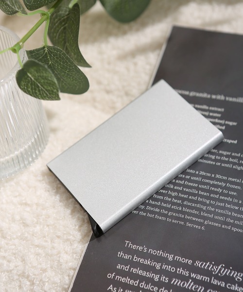 TABI PAL(タビパル)の「カードケース(カードケース・レディース・グレイッシュブルー/ターコイズブルー/ブラック/シルバー/レッド/ゴールド・FREE)」の12枚目の写真