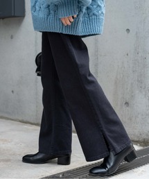 WEGO | WEGO/フロントポケットカラーフレアパンツ(デニムパンツ)