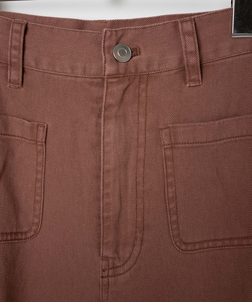 WEGO（ウィゴー）の「WEGO/フロントポケットカラーフレアパンツ（デニムパンツ・レディース・サックスブルー/ブラック/ブラウン・FREE）」の20枚目の写真