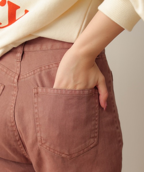 WEGO（ウィゴー）の「WEGO/フロントポケットカラーフレアパンツ（デニムパンツ・レディース・サックスブルー/ブラック/ブラウン・FREE）」の14枚目の写真