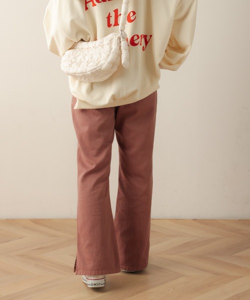 WEGO（ウィゴー）の「WEGO/フロントポケットカラーフレアパンツ（デニムパンツ・レディース・サックスブルー/ブラック/ブラウン・FREE）」の11枚目の写真