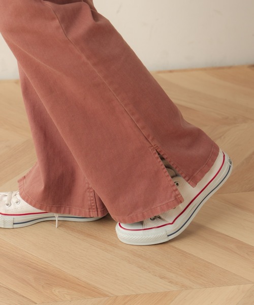 WEGO（ウィゴー）の「WEGO/フロントポケットカラーフレアパンツ（デニムパンツ・レディース・サックスブルー/ブラック/ブラウン・FREE）」の15枚目の写真