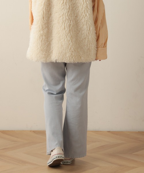 WEGO（ウィゴー）の「WEGO/フロントポケットカラーフレアパンツ（デニムパンツ・レディース・サックスブルー/ブラック/ブラウン・FREE）」の19枚目の写真