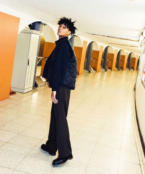 TOWNCRAFT（タウンクラフト）の「Towncraft PREP/タウンクラフトプレップ Solid Flare HighWest Slacks/ソリッド フレア ハイウエスト スラックス（スラックス・メンズ・ブラック/ダークブラウン・MEDIUM/LARGE）」の7枚目の写真