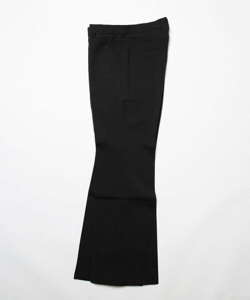 TOWNCRAFT（タウンクラフト）の「Towncraft PREP/タウンクラフトプレップ Solid Flare HighWest Slacks/ソリッド フレア ハイウエスト スラックス（スラックス・メンズ・ブラック/ダークブラウン・MEDIUM/LARGE）」の9枚目の写真