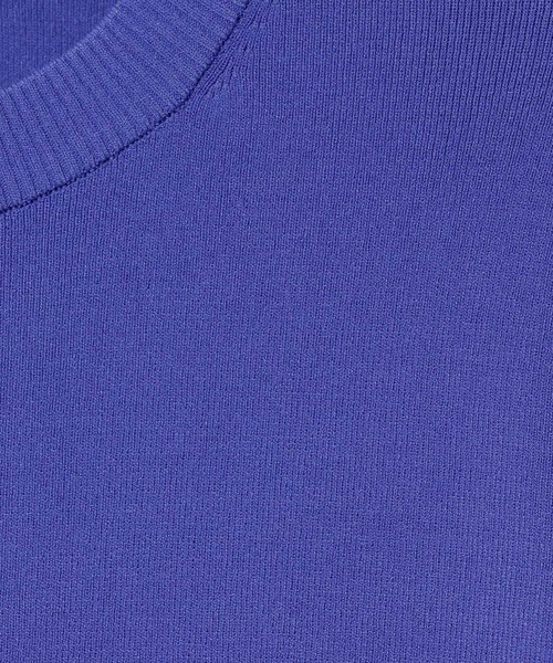 UMA ESTNATION（ユマエストネーション）の「UMA ESTNATION / クルーネックハーフスリーブニット（ニット/セーター・レディース・レッド/ブラウン/コバルトブルー・FREE）」の5枚目の写真