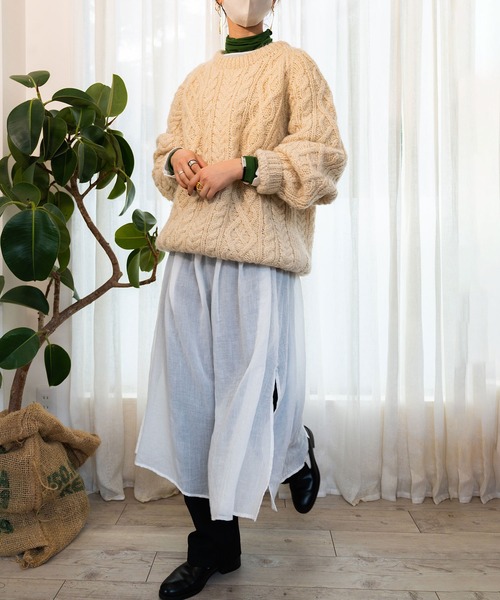 コズミックワンダー　秋冬　ウール地ボリュームスリーブワンピース コズミックワンダー ウール ワンピース コズミックワンダー 秋冬