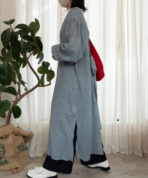 INTERPLAY（インタープレイ）の「【INTERPLAY x AYUMI】2WAY ボリュームスリーブ ワンピース（ワンピース・レディース・ホワイト/ライトブルー/ネイビー・FREE）」の16枚目の写真