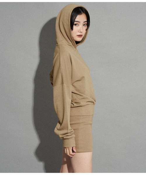 ANAP（アナップ）の「スウェットフーディーワンピース（ワンピース・レディース・ブラック/グレー/ベージュ・FREE）」の14枚目の写真