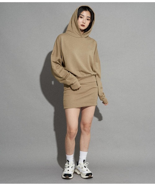 ANAP（アナップ）の「スウェットフーディーワンピース