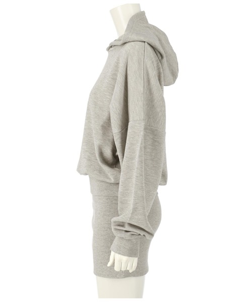 ANAP（アナップ）の「スウェットフーディーワンピース（ワンピース・レディース・ブラック/グレー/ベージュ・FREE）」の19枚目の写真