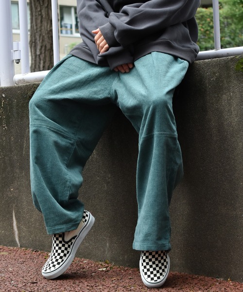 Starting Over（スターティングオーバー）の「コーデュロイバルーンパンツ（その他パンツ・メンズ・グリーン/ブラック/マスタード/キナリ・L/M/XL）」の3枚目の写真