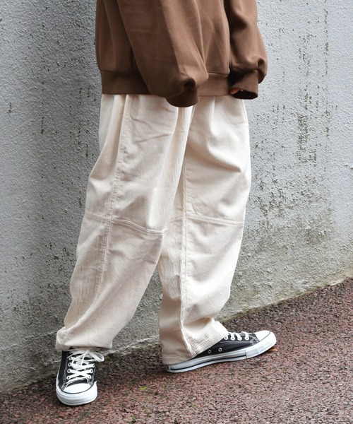 Starting Over（スターティングオーバー）の「コーデュロイバルーンパンツ（その他パンツ・メンズ・グリーン/ブラック/マスタード/キナリ・L/M/XL）」の2枚目の写真