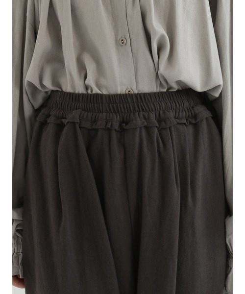 Samansa Mos2(サマンサ モスモス)の「綿起毛ツイル裾レースパンツ(その他パンツ・レディース・ブラック/グリーン/ベージュ・フリ-)」の14枚目の写真