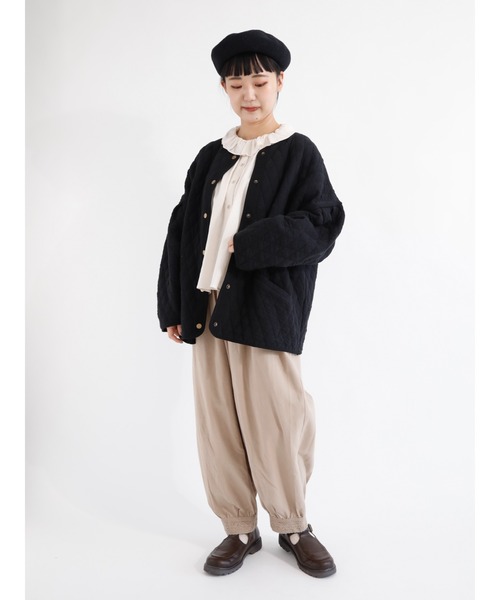 Samansa Mos2(サマンサ モスモス)の「綿起毛ツイル裾レースパンツ(その他パンツ・レディース・ブラック/グリーン/ベージュ・フリ-)」の19枚目の写真