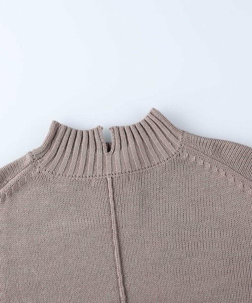 HONEYSUCKLE ROSE(ハニーサックルローズ)の「【HONEYSUCKLE ROSE】ハイネックニットワンピース(ワンピース・レディース・ブラック/オフホワイト/ベージュ・M/L)」の7枚目の写真