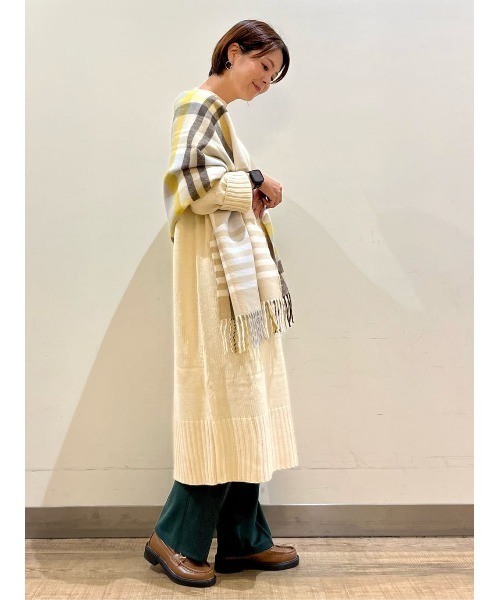 HONEYSUCKLE ROSE(ハニーサックルローズ)の「【HONEYSUCKLE ROSE】ハイネックニットワンピース(ワンピース・レディース・ブラック/オフホワイト/ベージュ・M/L)」の12枚目の写真