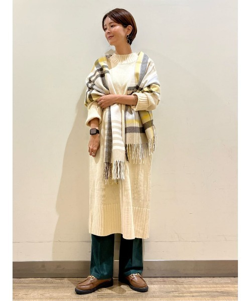 HONEYSUCKLE ROSE(ハニーサックルローズ)の「【HONEYSUCKLE ROSE】ハイネックニットワンピース(ワンピース・レディース・ブラック/オフホワイト/ベージュ・M/L)」の10枚目の写真