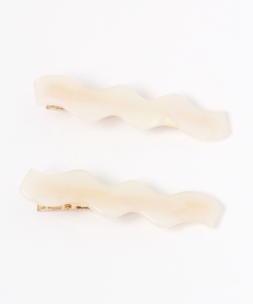 LAKOLE（ラコレ）の「ウェーブヘアピンSET / 174868（ヘアピン・レディース・ロイヤルブルー/オフホワイト/カーキ/ライトグレー/グリーン・FREE）」の2枚目の写真