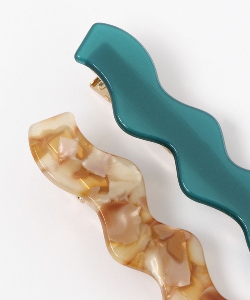 LAKOLE（ラコレ）の「ウェーブヘアピンSET / 174868（ヘアピン・レディース・ロイヤルブルー/オフホワイト/カーキ/ライトグレー/グリーン・FREE）」の9枚目の写真